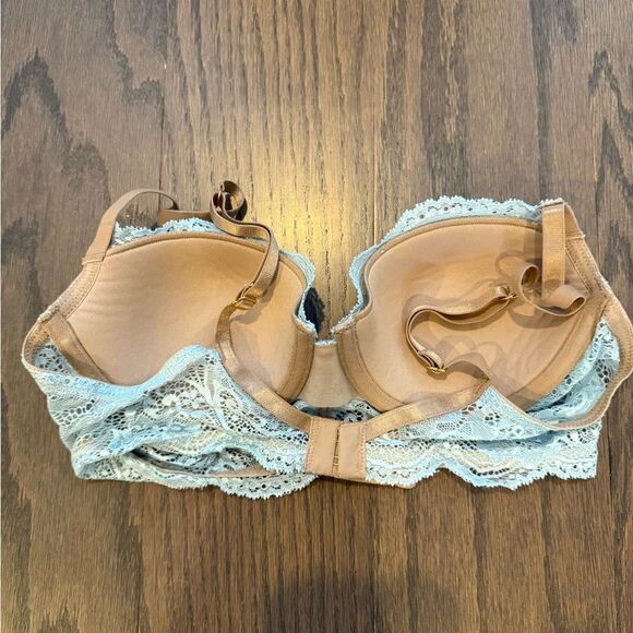 ThirdLove Longline Lace Balconette Bra 34B – Seafoam Blue - Picture 3 of 4